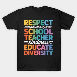 After School Teacher Appreciation Week Back to School T-Shirt